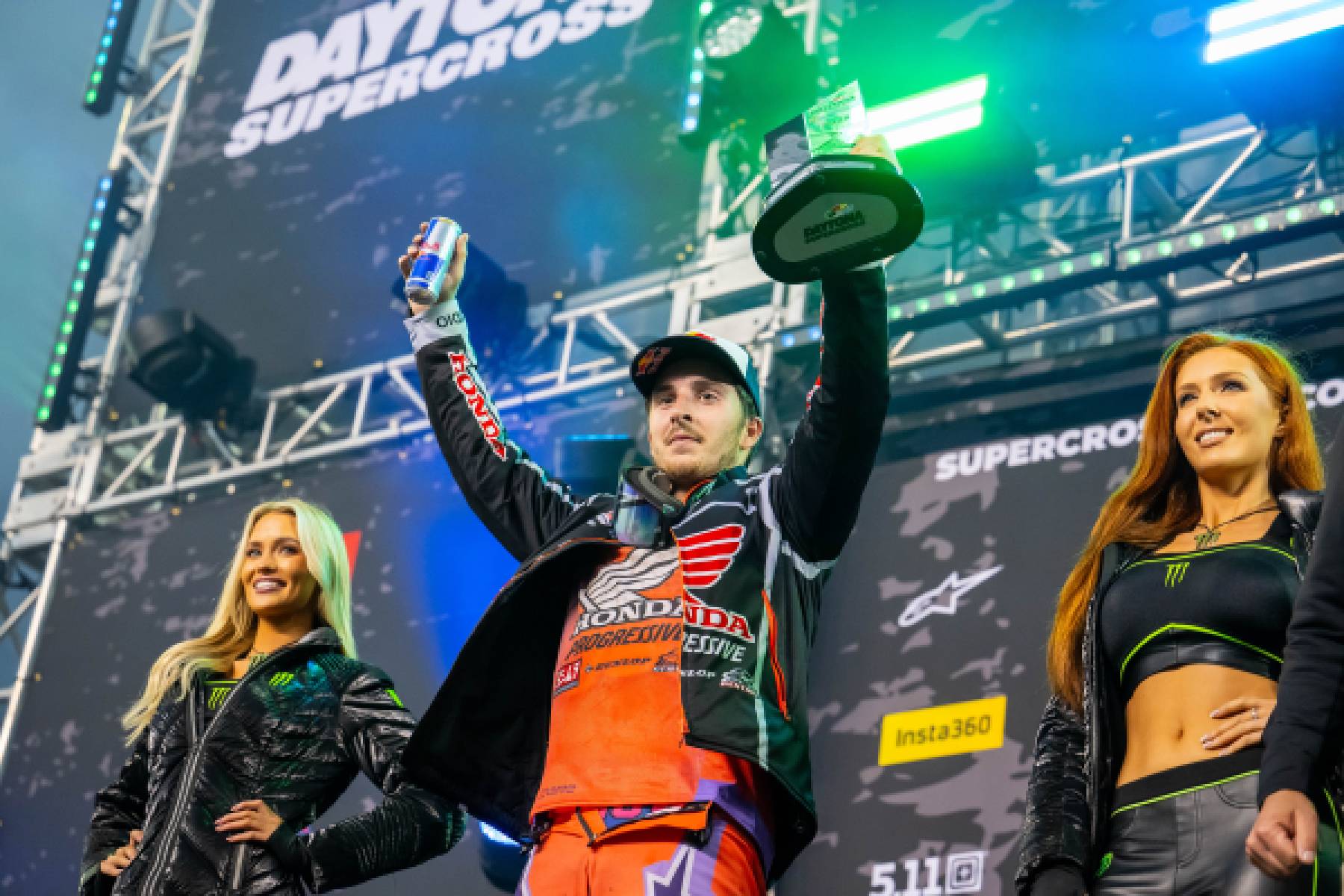 Hunter Lawrence secures second-place finish at iconic Daytona Supercross