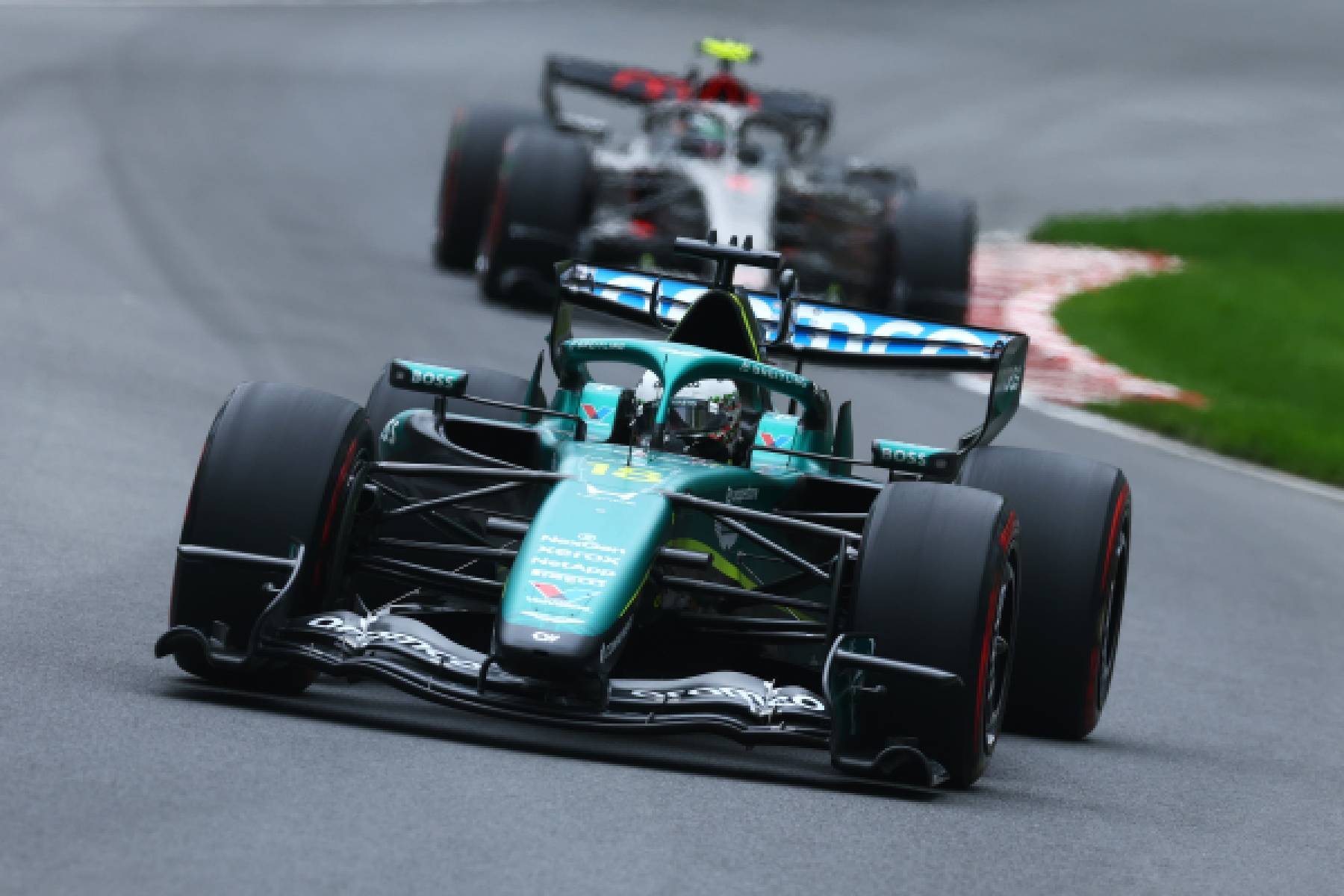 Stroll finishes his home race as Alonso retires after early progress