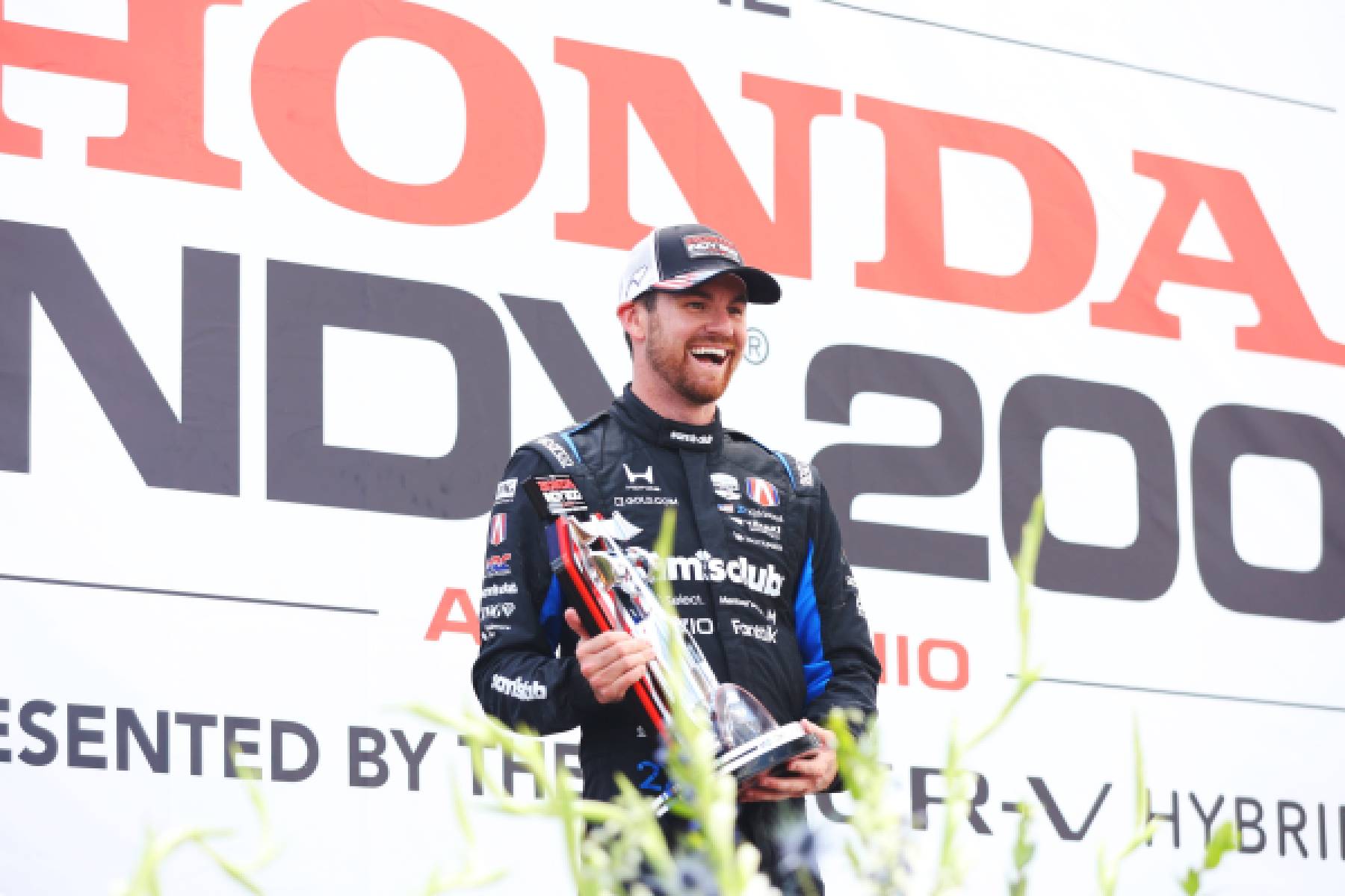 Kyle Kirkwood finishes third in the Honda Indy 200 at Mid-Ohio