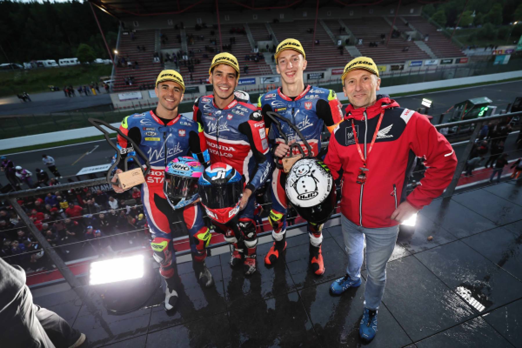 F.C.C. TSR Honda France shows strong pace and podium potential before early retirement at 8 Hours of Spa Motos