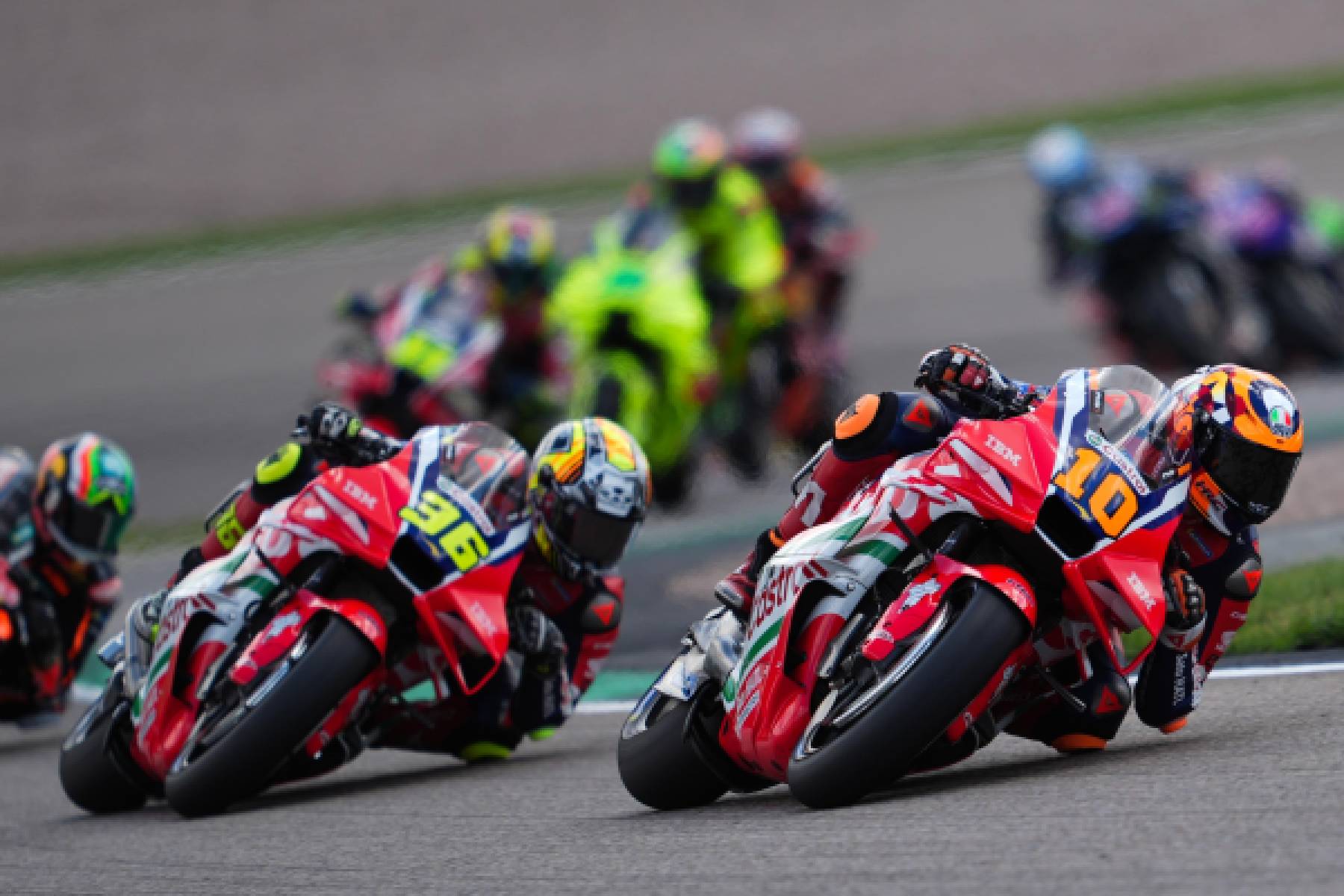 Positive end to Sachsenring weekend with eighth for Marini