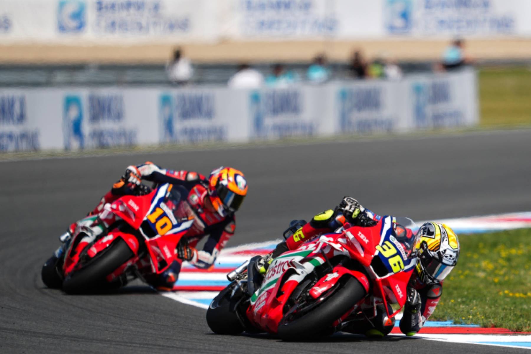 Honda riders battle the heat at Brno