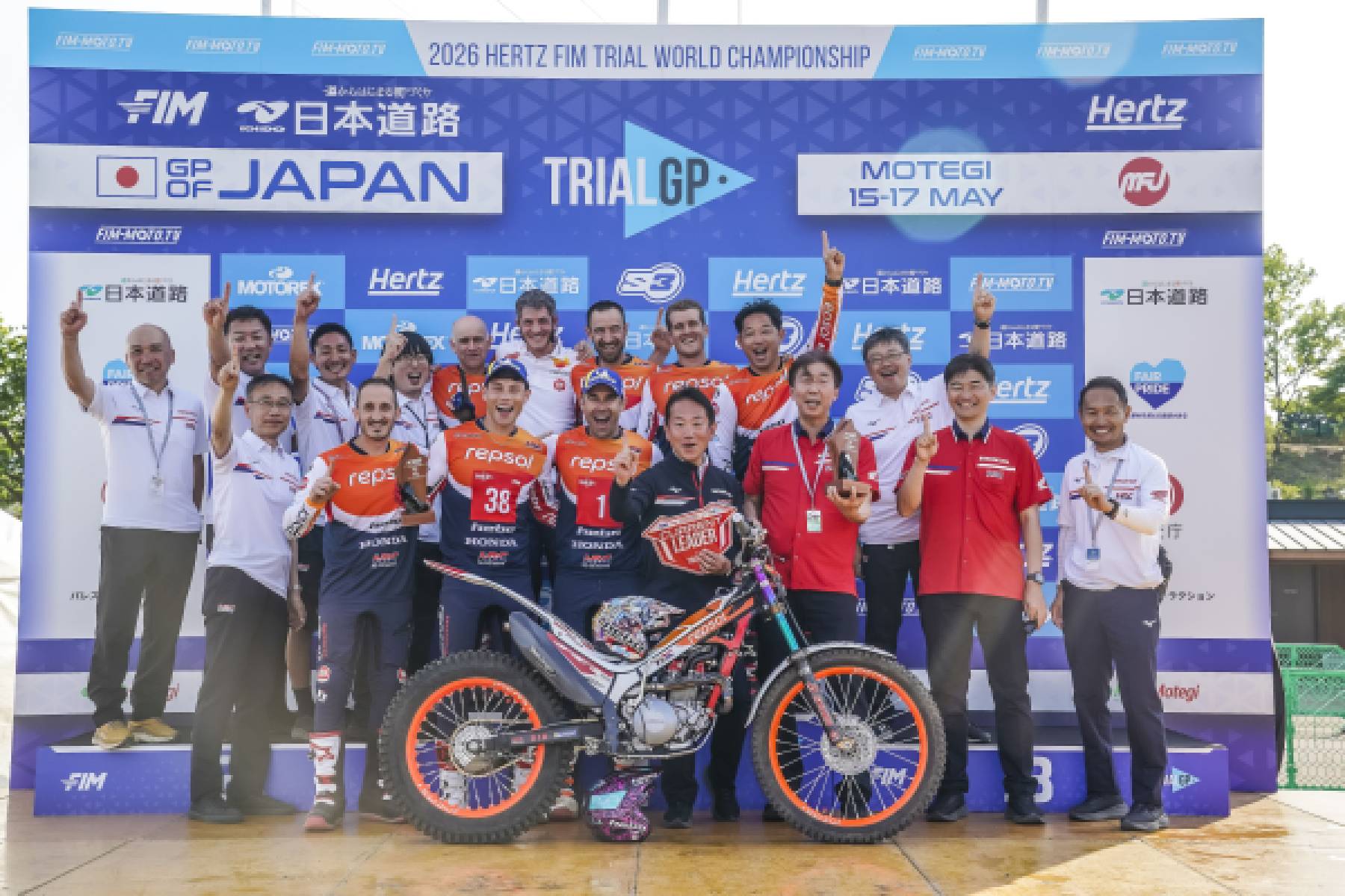 Bou secures clean sweep of victories in Japan, with Marcelli on the podium