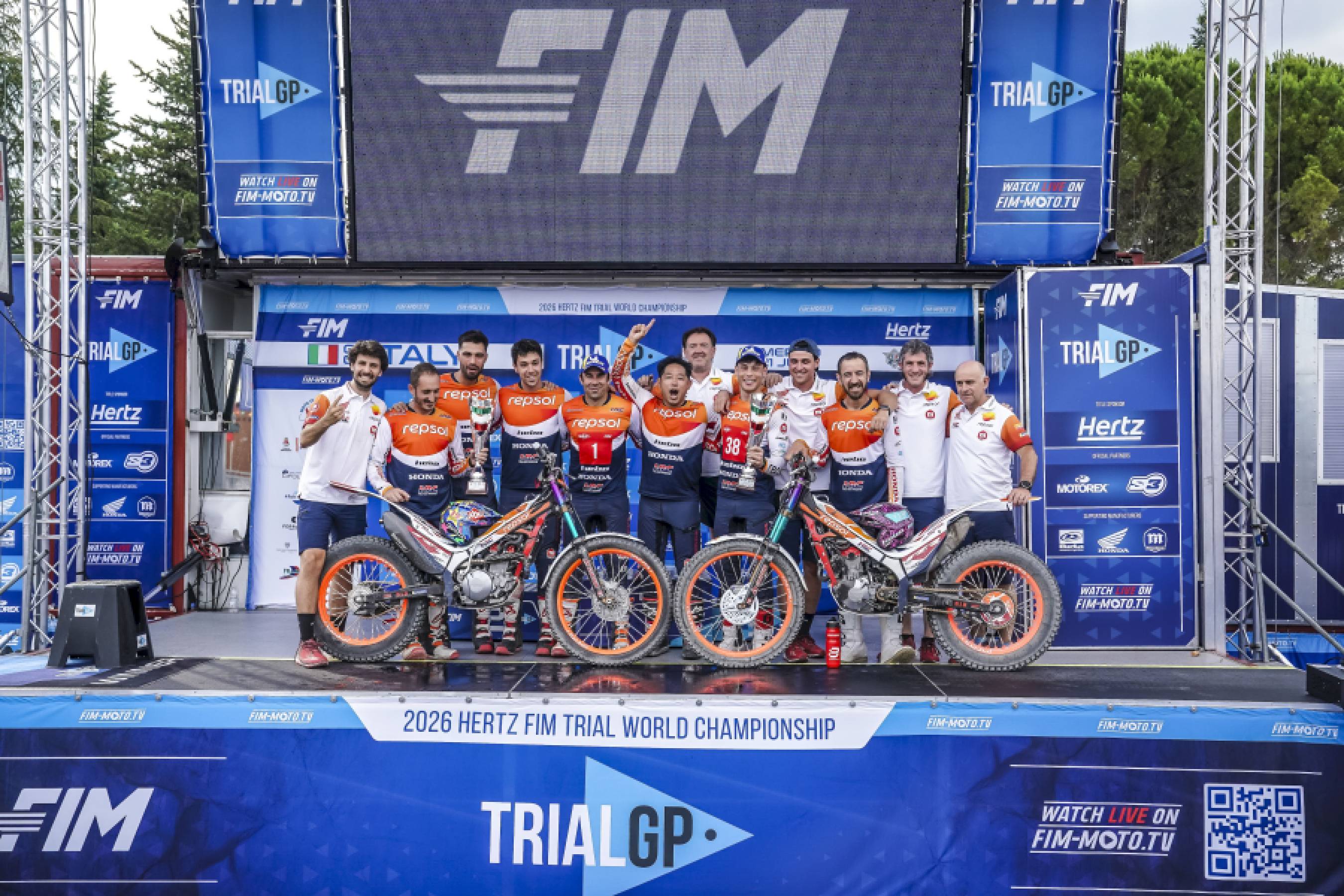 Bou dominates in Italy and Marcelli makes stunning comeback