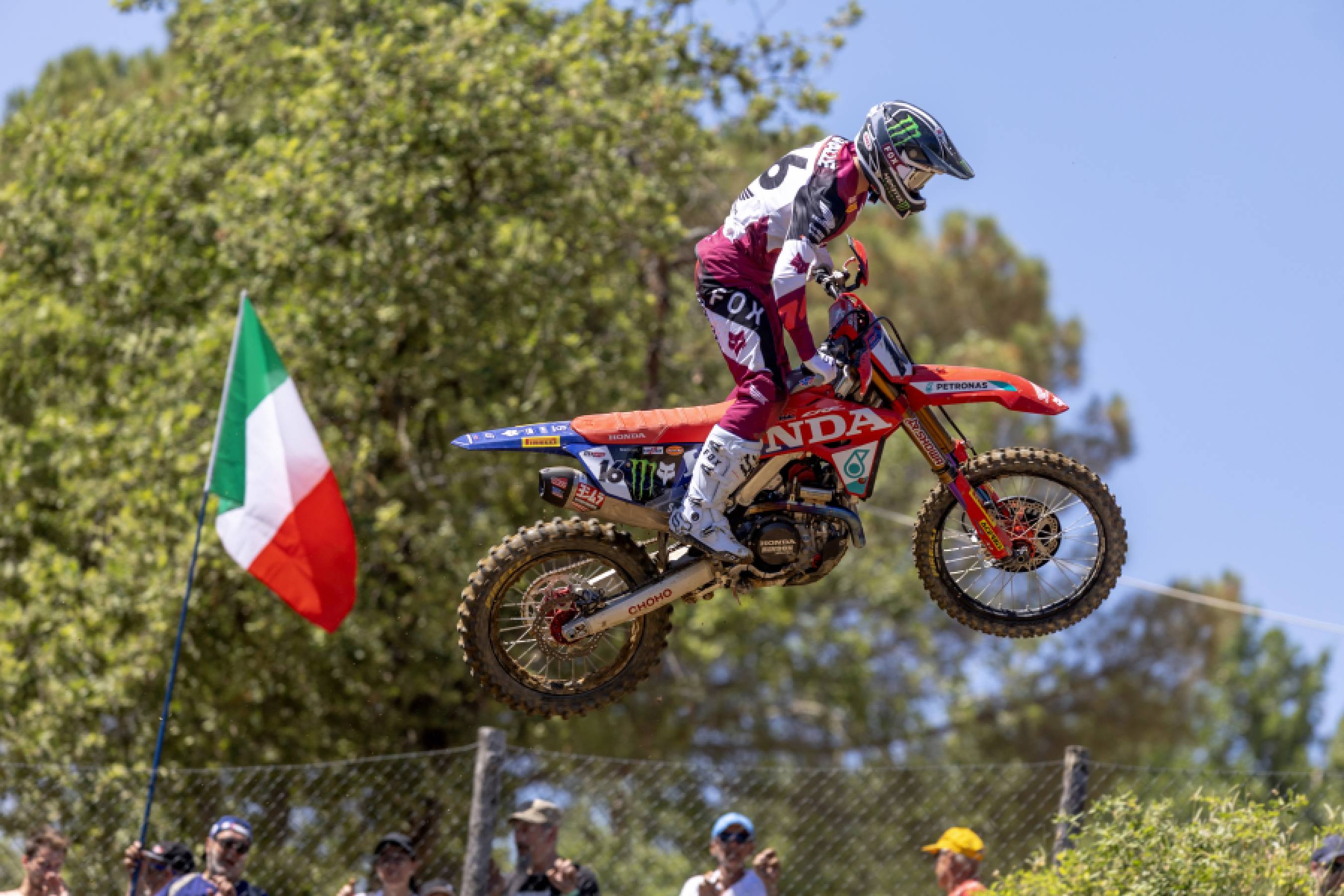 Tough conditions in Montevarchi make life difficult for Honda HRC PETRONAS