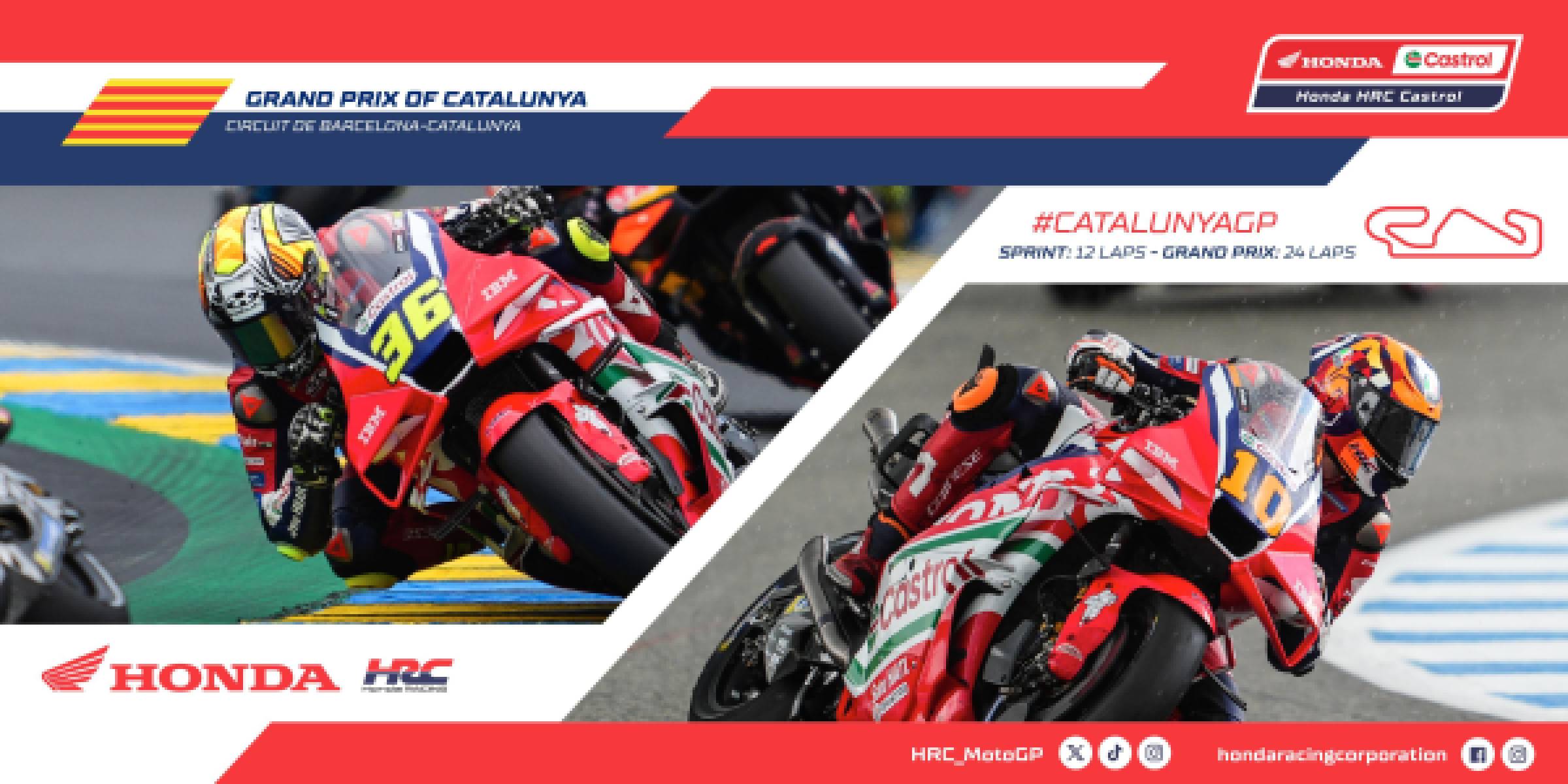 Catalunya calls the Honda HRC Castrol Team
